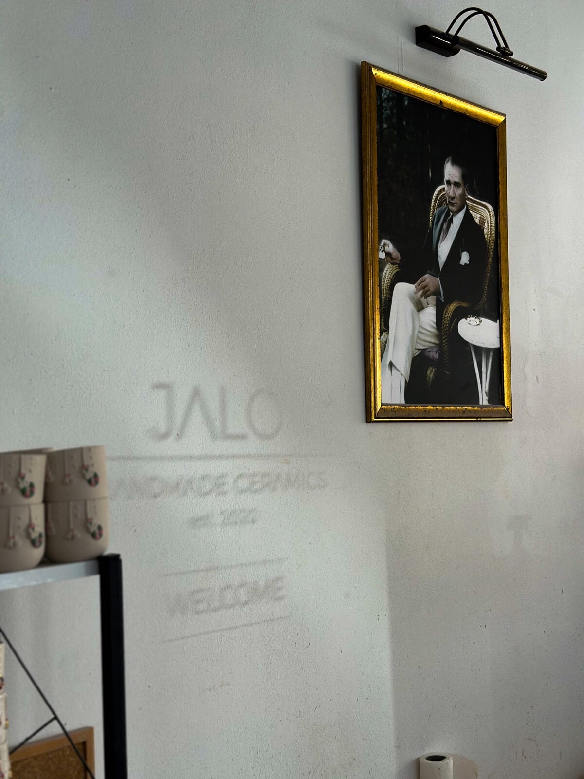 atatürk portresi el yapımı jalo ceramic seramik