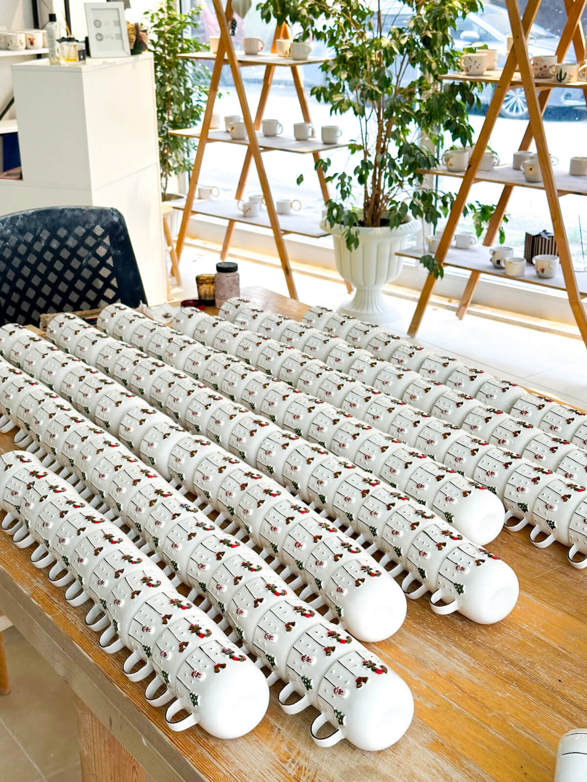 yılbaşı kupaları üretim aşaması el yapımı jalo ceramic seramik