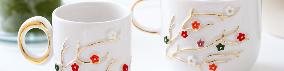 Kadınlara Hediye el yapımı Jalo Ceramic