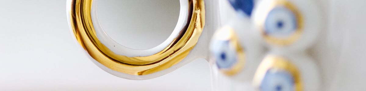 Nazar Temalı El Yapımı Seramikler el yapımı Jalo Ceramic