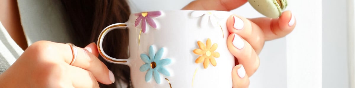 Toptan kupa el yapımı Jalo Ceramic
