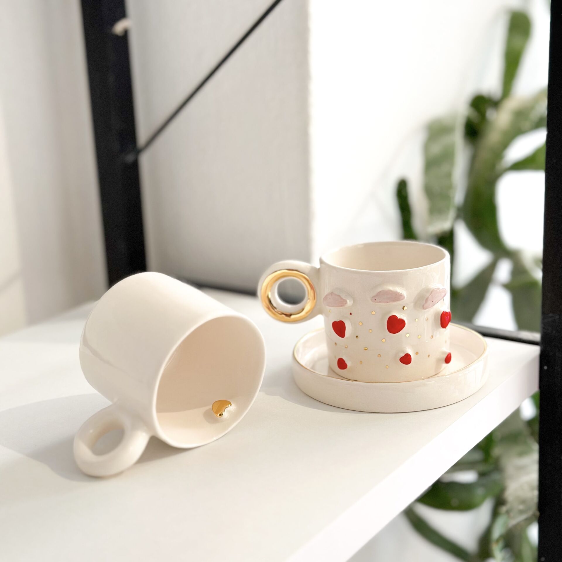 Love Bulut, El Yapımı Sevgililer Günü Türk Kahvesi Fincanı