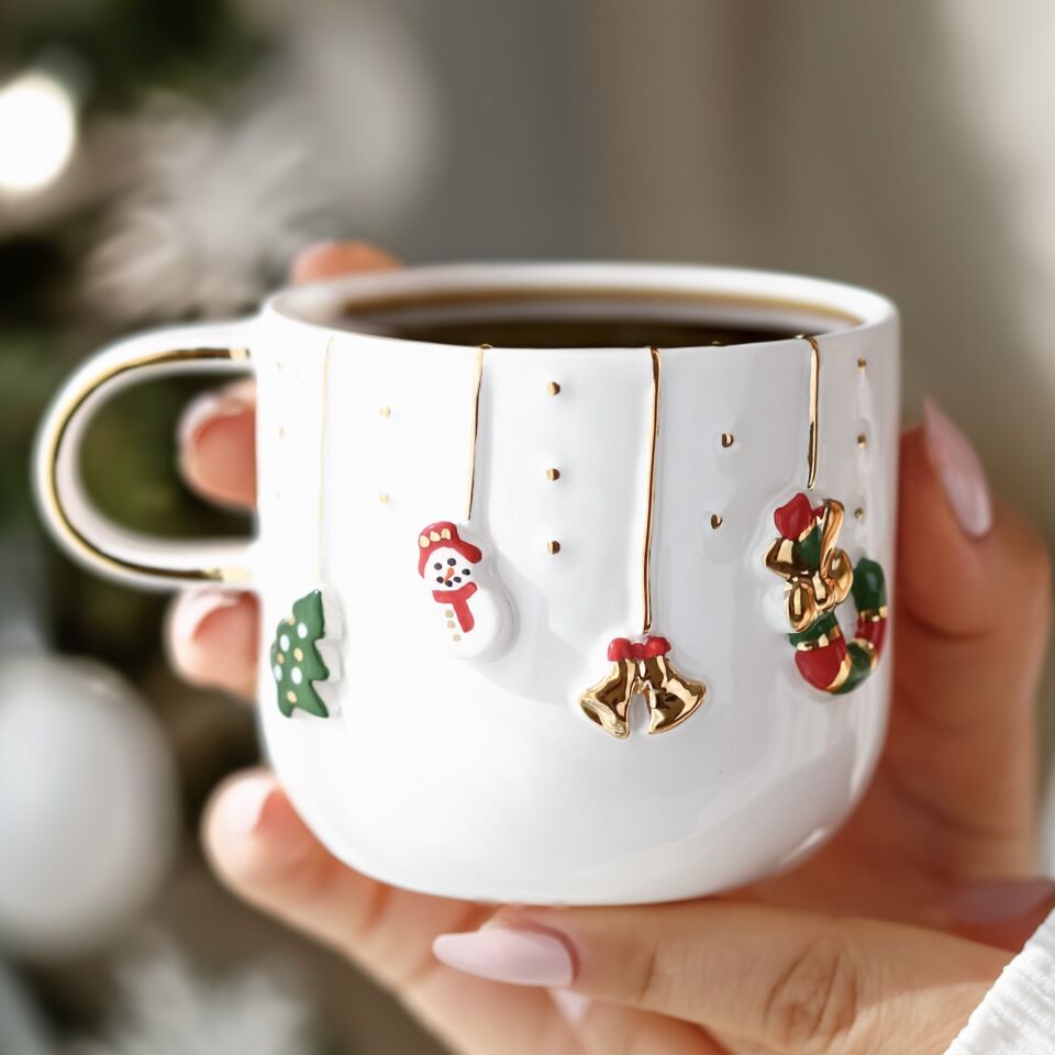 Christmas Mug, Çok Satan El Yapımı Yılbaşı Kupası