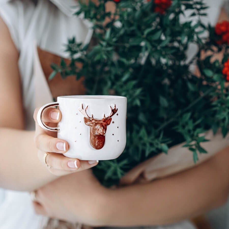 Geyikli Kupa - Deer Mug