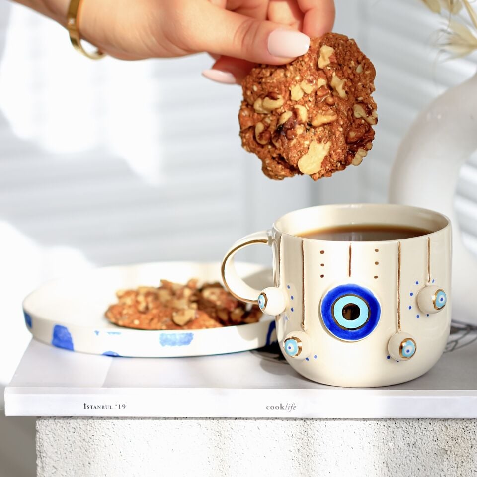 Nazarlık Mug, El Yapımı Nazarlı Kupa