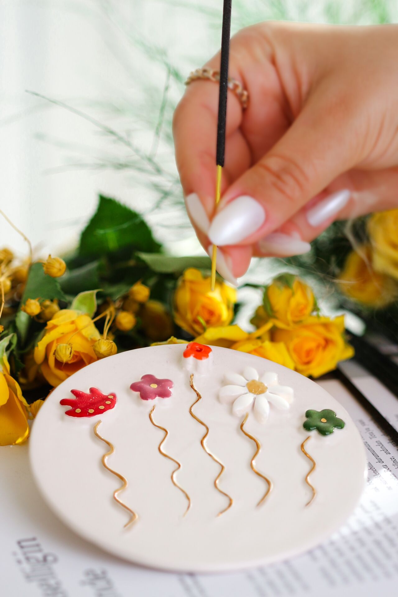 Flowers Tütsülük, El Yapımı Çiçekli Tütsülük