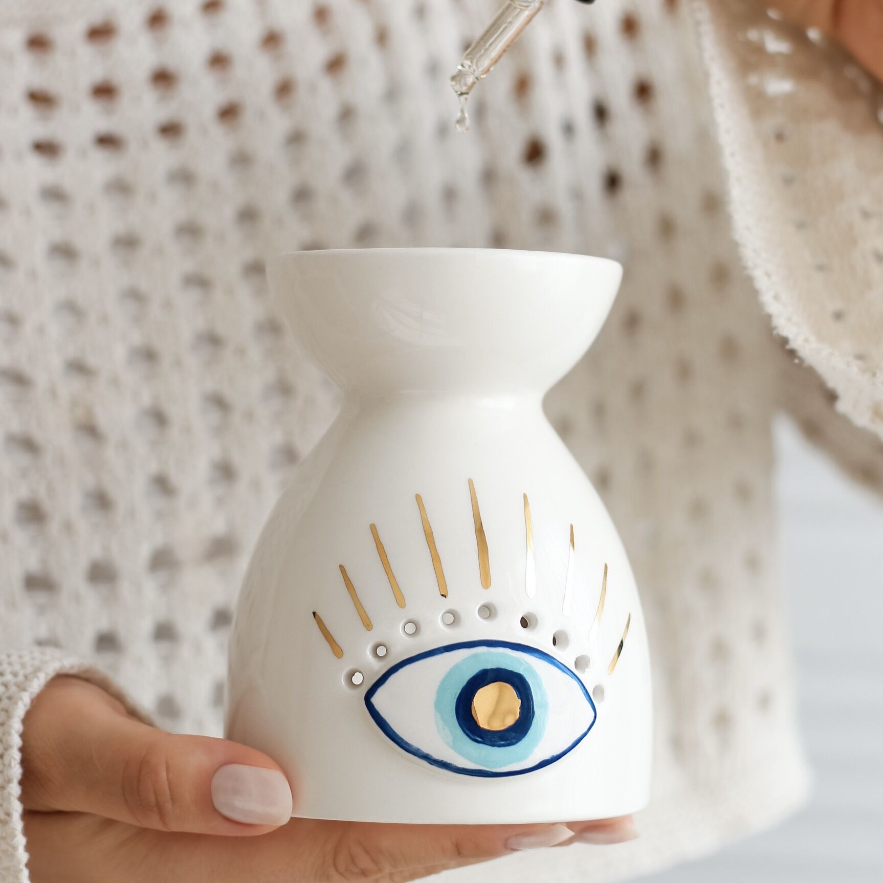 Evileye Buhurdanlık, El Yapımı Nazarlı Buhurdanlık