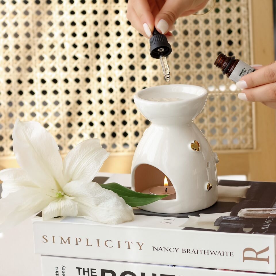 Kalp Işıltısı Buhurdanlık, El Yapımı Sevgililer Günü Hediyesi