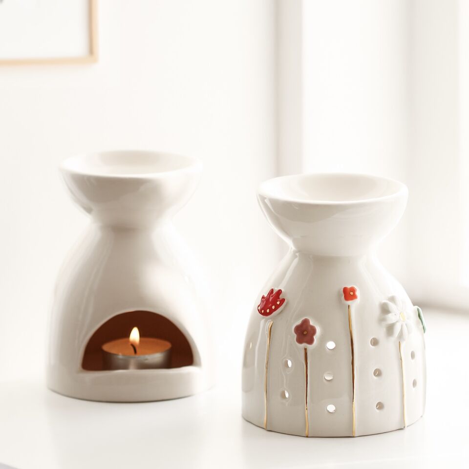 Flowers Buhurdanlık, El Yapımı Çiçekli Buhurdanlık